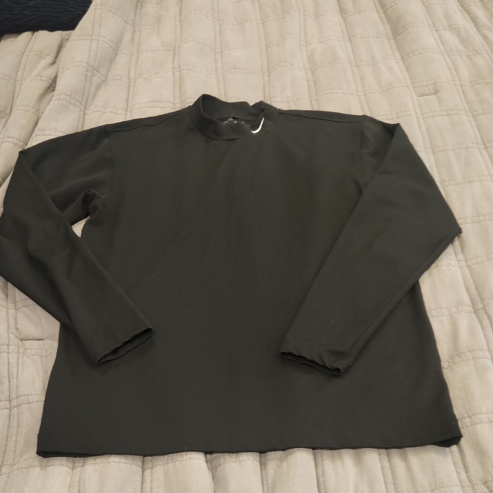 Nike Golf Dri-Fit Black Long Sleeve Men's Tee